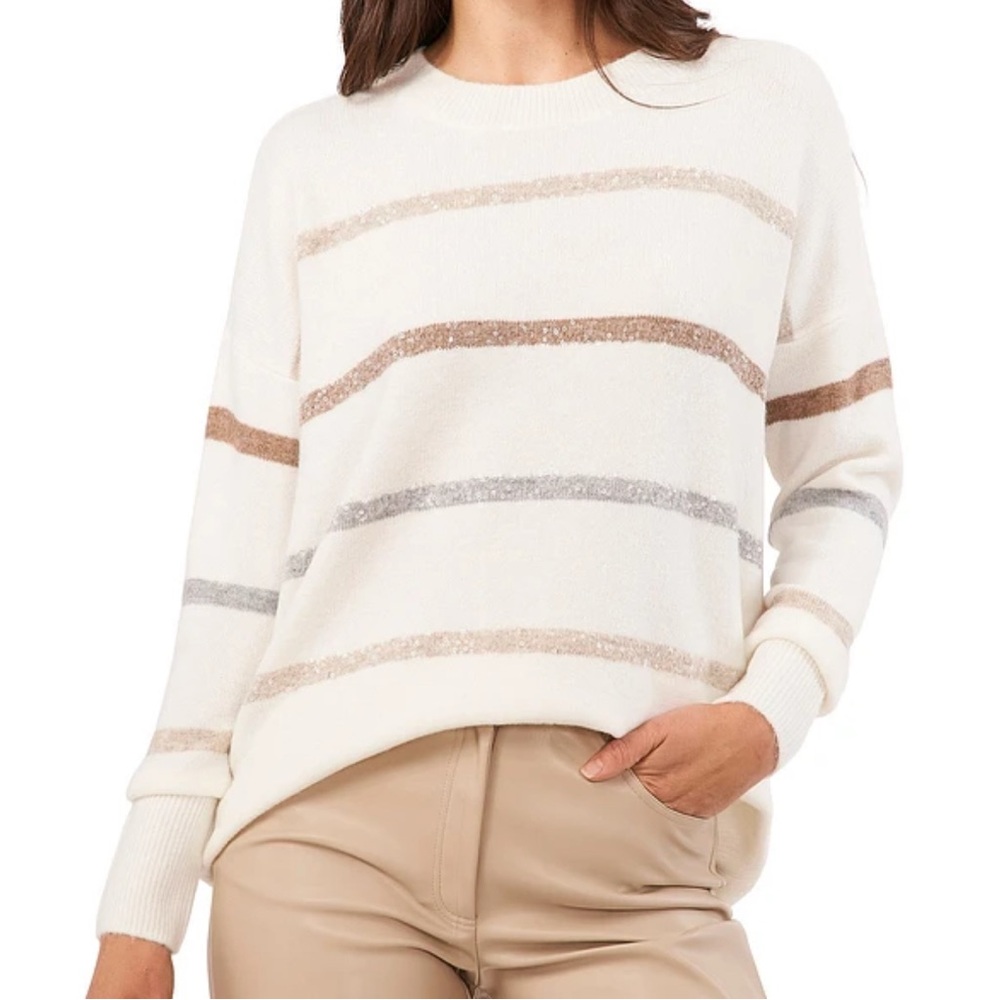 Vince Camino Stripe Sweater Large